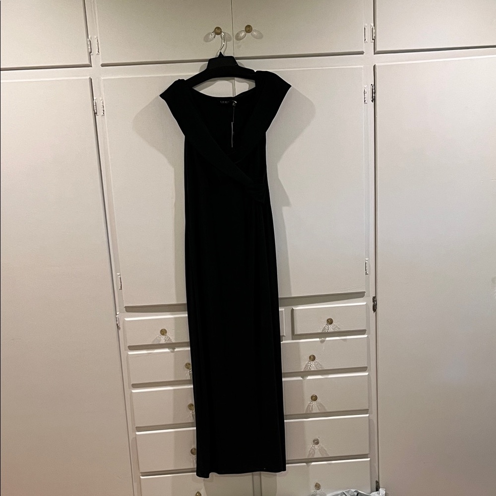 Ralph Lauren Elegant Black Maxi Dress